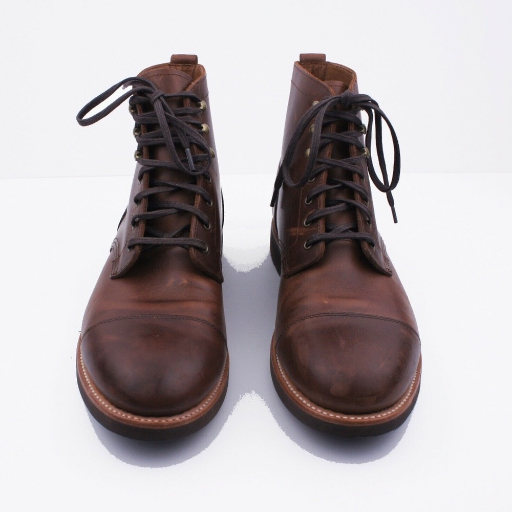 JCREW Kenton Cap-Toe Boots Burnished Tobacco - Picture 3 of 5